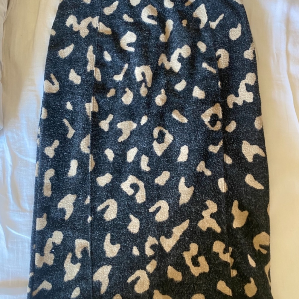 Leopard Skirt - Maeve by Anthropologie Delphine Sweater Pencil Skirt- SZ X-small - Picture 5 of 5